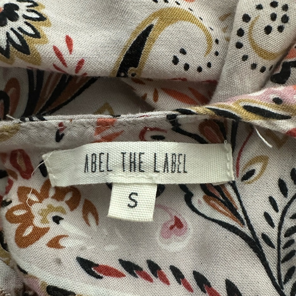 ABEL THE LABEL‎ Anthropologie Floral Boho Cottage Summer Maxi Dress Size S - Picture 4 of 5